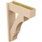Ekena Millwork 7 1/2-in W x 22-in D x 34-in H Balboa Block Rough Cedar Woodgrain TimberThane Outlooker, Primed Tan OUTUR075X22X34BOA44RCPR - alternate 4